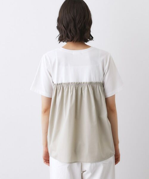 Dessin / デッサン カットソー | 【洗える】ビスチェ風ドッキングカットソー | 詳細15