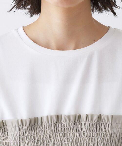 Dessin / デッサン カットソー | 【洗える】ビスチェ風ドッキングカットソー | 詳細16