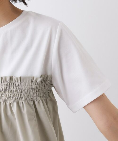 Dessin / デッサン カットソー | 【洗える】ビスチェ風ドッキングカットソー | 詳細17