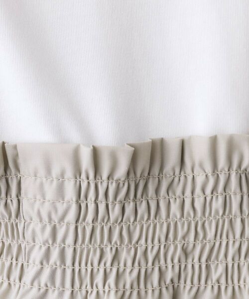 Dessin / デッサン カットソー | 【洗える】ビスチェ風ドッキングカットソー | 詳細8