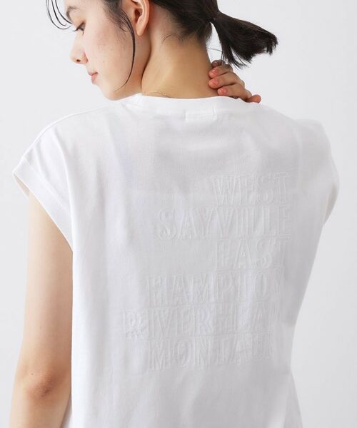 Dessin / デッサン カットソー | 【洗える】オーガニックコットンフレンチスリーブ | 詳細1