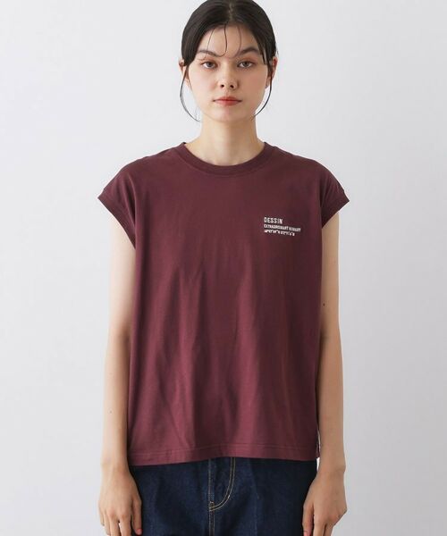 Dessin / デッサン カットソー | 【洗える】オーガニックコットンフレンチスリーブ | 詳細13