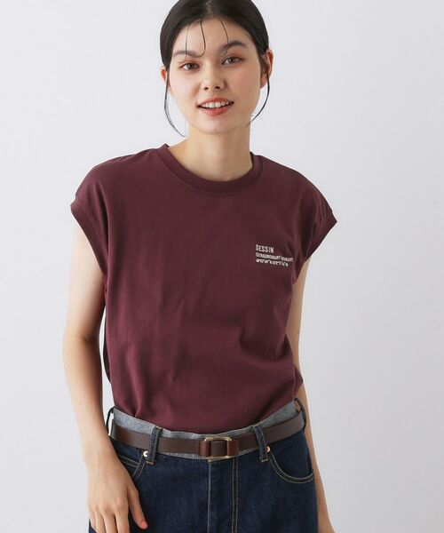 Dessin / デッサン カットソー | 【洗える】オーガニックコットンフレンチスリーブ | 詳細9