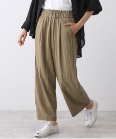 Dessin / デッサン パンツ | 【ウエストゴム/洗える】リラクシーナイロンパンツ