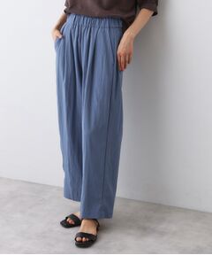 Dessin / デッサン パンツ | 【ウエストゴム/洗える】リラクシーナイロンパンツ
