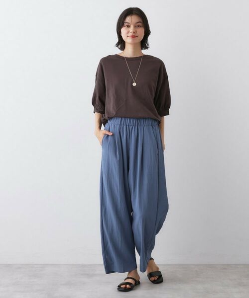 Dessin / デッサン パンツ | 【ウエストゴム/洗える】リラクシーナイロンパンツ | 詳細11