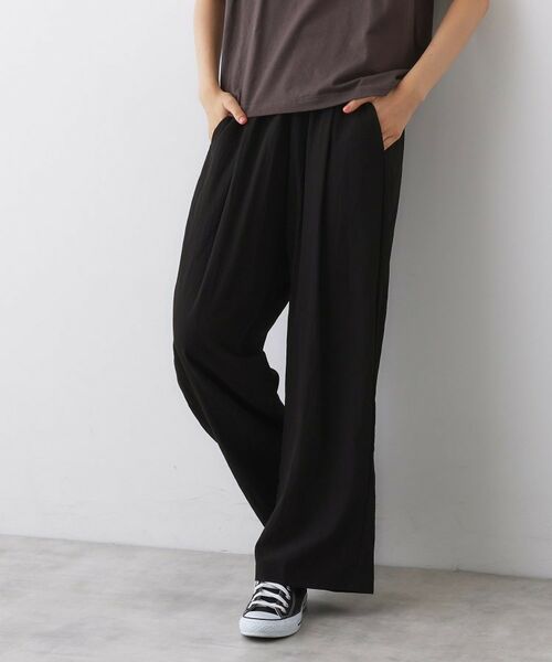 Dessin / デッサン パンツ | 【ウエストゴム/洗える】リラクシーナイロンパンツ | 詳細2