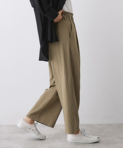 Dessin / デッサン パンツ | 【ウエストゴム/洗える】リラクシーナイロンパンツ | 詳細6