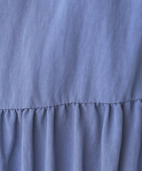 Dessin / デッサン ロング・マキシ丈スカート | 【ウエストゴム/洗える】シャーリングナイロンスカート | 詳細12