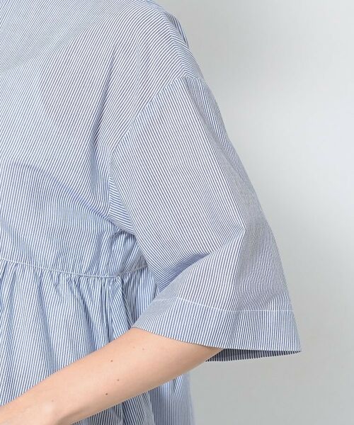 Dessin / デッサン シャツ・ブラウス | 【洗える/体型カバー】バンドカラーペプラムブラウス | 詳細21