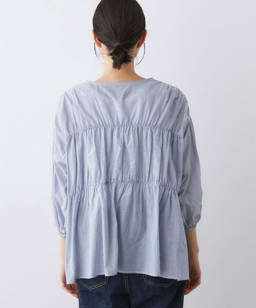 Dessin / デッサン シャツ・ブラウス | 【洗える】フロントリボン七分袖ブラウス | 詳細15