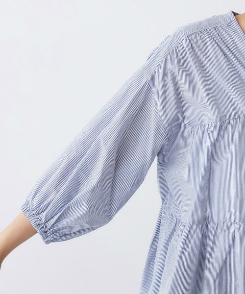 Dessin / デッサン シャツ・ブラウス | 【洗える】フロントリボン七分袖ブラウス | 詳細17