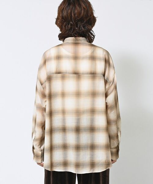 Dessin / デッサン シャツ・ブラウス | 【洗える】シアーオンブレーチェックシャツ | 詳細11