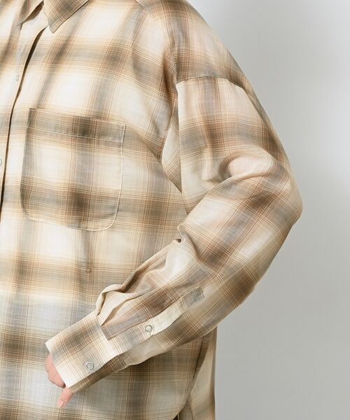 Dessin / デッサン シャツ・ブラウス | 【洗える】シアーオンブレーチェックシャツ | 詳細13