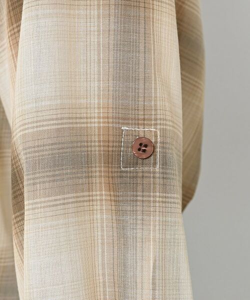 Dessin / デッサン シャツ・ブラウス | 【洗える】シアーオンブレーチェックシャツ | 詳細15