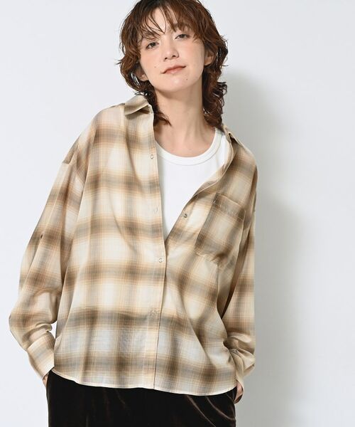 Dessin / デッサン シャツ・ブラウス | 【洗える】シアーオンブレーチェックシャツ | 詳細6