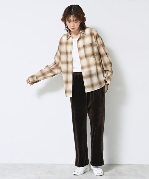 Dessin / デッサン シャツ・ブラウス | 【洗える】シアーオンブレーチェックシャツ | 詳細7