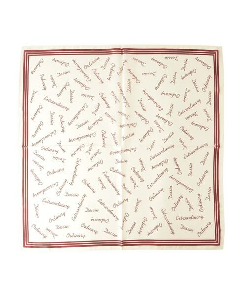 Dessin / デッサン バンダナ・スカーフ | Dessinロゴスカーフ | 詳細1