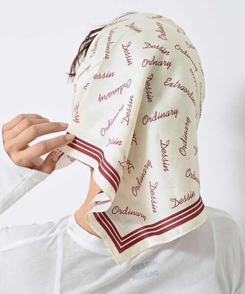Dessin / デッサン バンダナ・スカーフ | Dessinロゴスカーフ | 詳細3