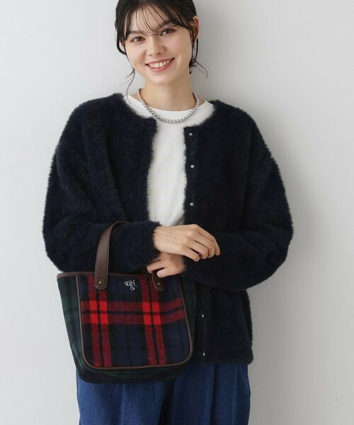 Dessin / デッサン トートバッグ | 【2WAY・軽量】チェックトート(レッド(562))