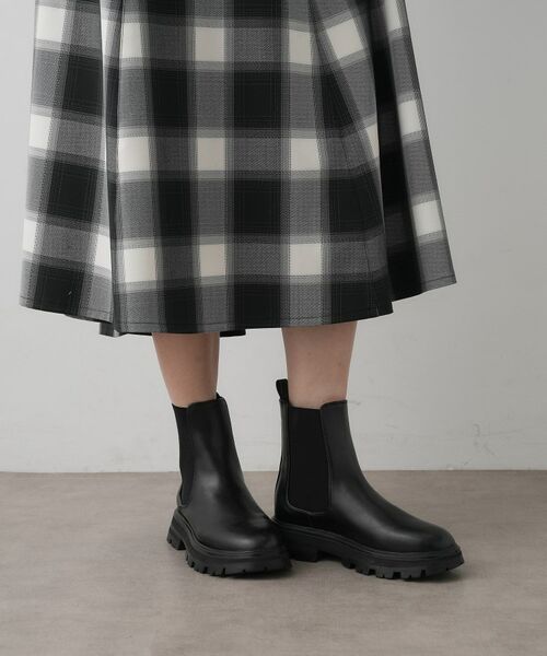 Dessin / デッサン ブーツ（ショート丈） | ボリュームソールサイドゴアブーツ | 詳細7