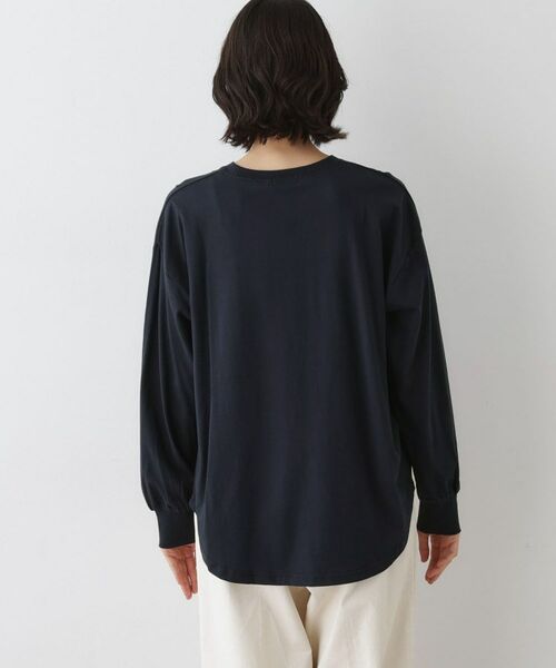 Dessin / デッサン カットソー | 【洗える】メッセージロゴロングスリーブTシャツ | 詳細15