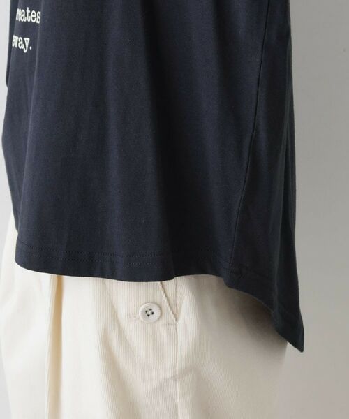 Dessin / デッサン カットソー | 【洗える】メッセージロゴロングスリーブTシャツ | 詳細18