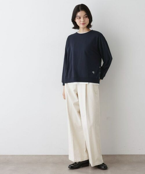 Dessin / デッサン カットソー | 【洗える】サイドスナップカットソー | 詳細7