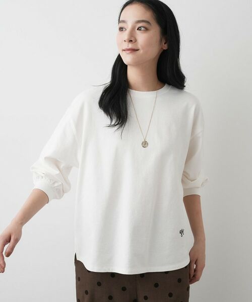 Dessin / デッサン カットソー | 【360度可愛い・洗える】バックヘンリーカットソー | 詳細1