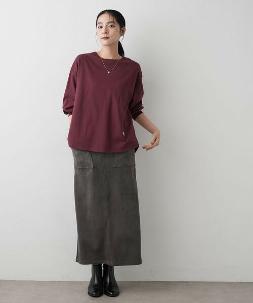 Dessin / デッサン カットソー | 【360度可愛い・洗える】バックヘンリーカットソー | 詳細19