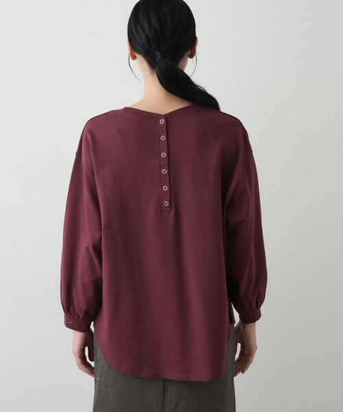 Dessin / デッサン カットソー | 【360度可愛い・洗える】バックヘンリーカットソー | 詳細23