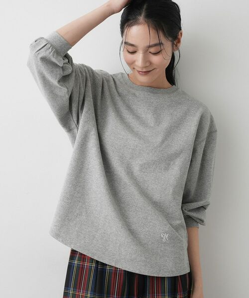 Dessin / デッサン カットソー | 【360度可愛い・洗える】バックヘンリーカットソー | 詳細5