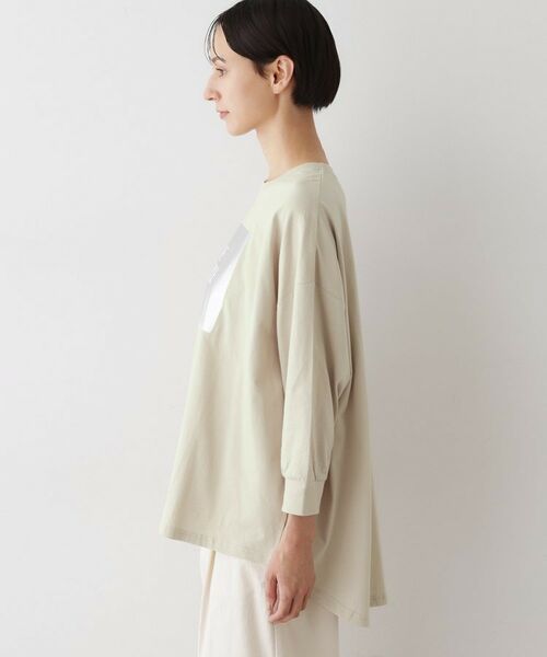 Dessin / デッサン カットソー | 【洗える】箔プリントロングTシャツ | 詳細14