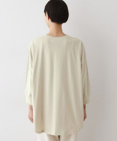 Dessin / デッサン カットソー | 【洗える】箔プリントロングTシャツ | 詳細15