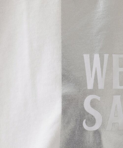 Dessin / デッサン カットソー | 【洗える】箔プリントロングTシャツ | 詳細4