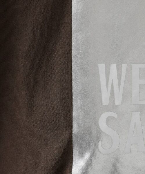 Dessin / デッサン カットソー | 【洗える】箔プリントロングTシャツ | 詳細8