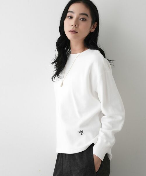 Dessin / デッサン カットソー | 【洗える】裾ドロスト付きカットソー | 詳細1