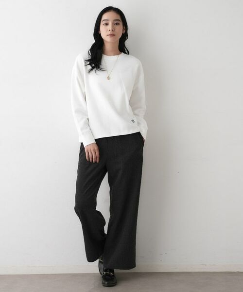 Dessin / デッサン カットソー | 【洗える】裾ドロスト付きカットソー | 詳細3