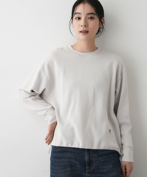 Dessin / デッサン カットソー | 【洗える】裾ドロスト付きカットソー | 詳細5