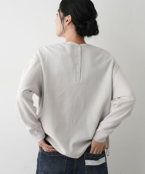 Dessin / デッサン カットソー | 【洗える】裾ドロスト付きカットソー | 詳細6