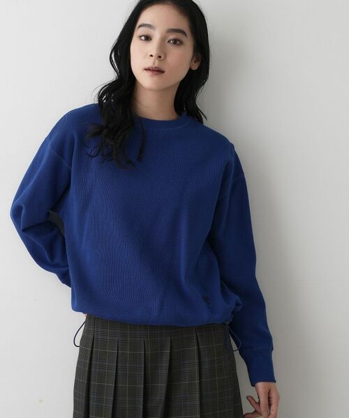 Dessin / デッサン カットソー | 【洗える】裾ドロスト付きカットソー(ブルー(093))