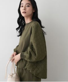 Dessin / デッサン カットソー | 【セットアップ可/洗える】裏毛キルトトップス