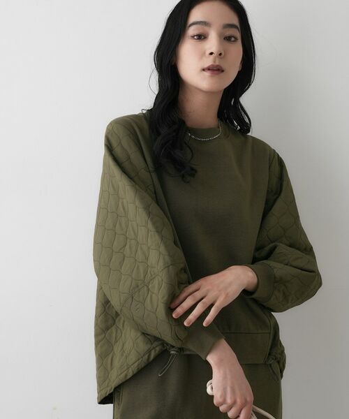 Dessin / デッサン カットソー | 【セットアップ可/洗える】裏毛キルトトップス | 詳細10