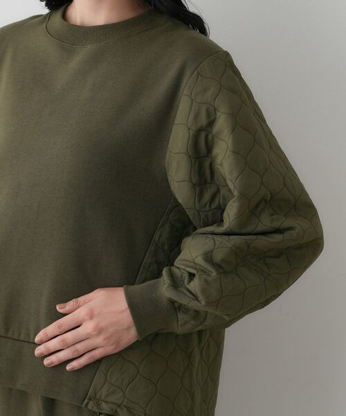 Dessin / デッサン カットソー | 【セットアップ可/洗える】裏毛キルトトップス | 詳細17
