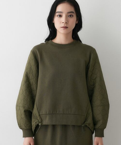 Dessin / デッサン カットソー | 【セットアップ可/洗える】裏毛キルトトップス | 詳細20