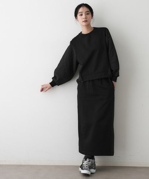 Dessin / デッサン カットソー | 【セットアップ可/洗える】裏毛キルトトップス | 詳細7