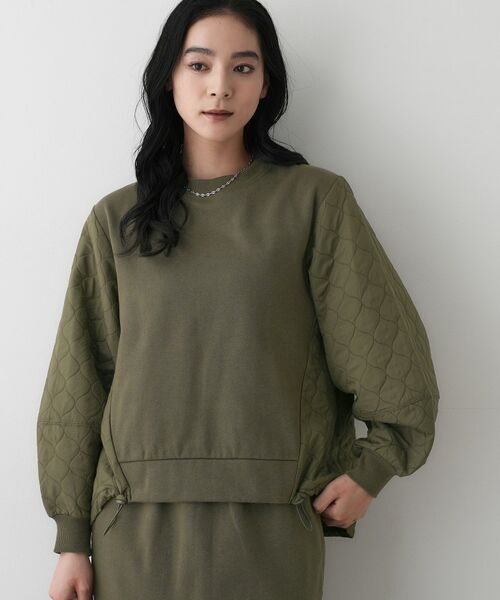 Dessin / デッサン カットソー | 【セットアップ可/洗える】裏毛キルトトップス | 詳細9