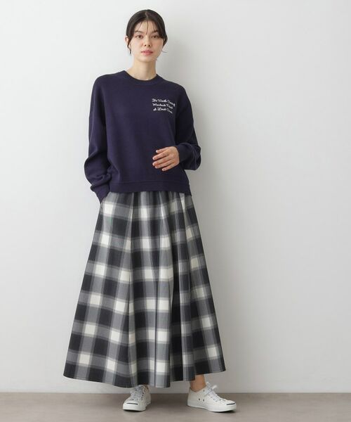 Dessin / デッサン ニット・セーター | 【洗える】メッセージ刺繍入りジャカードニット | 詳細15