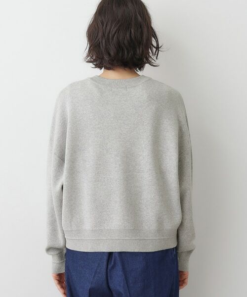 Dessin / デッサン ニット・セーター | 【洗える】メッセージ刺繍入りジャカードニット | 詳細19