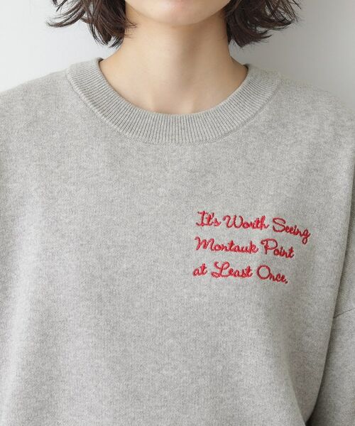 Dessin / デッサン ニット・セーター | 【洗える】メッセージ刺繍入りジャカードニット | 詳細20